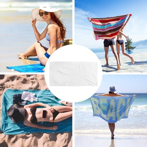 Custom Personalized Beach Towel with Photo and Text 1