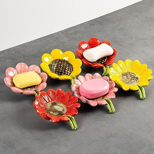 Sizikato Porcelain Sunflower Soap Dish