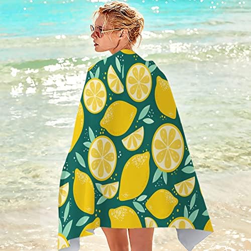 Lovskoo Microfiber Beach Towel for Adults 30x60 Inch Quick Dry Sandproof