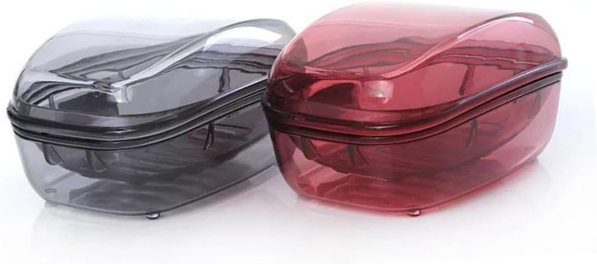 Amosfun Covered Plastic Soap Dish Holder