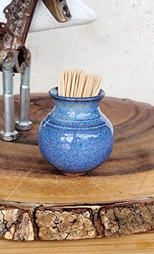 Handmade Blue Mommy Pot Mini Vase Ceramic Keepsake