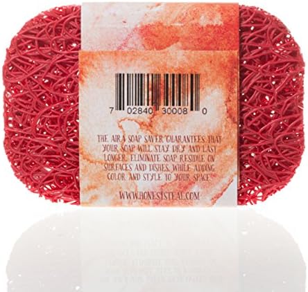Aira Soap Red Recyclable Soap Lift Dish for Bathroom