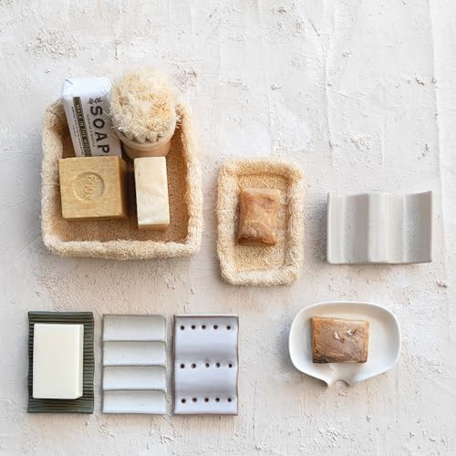 Creative Co-Op Natural Loofah Soap Dish