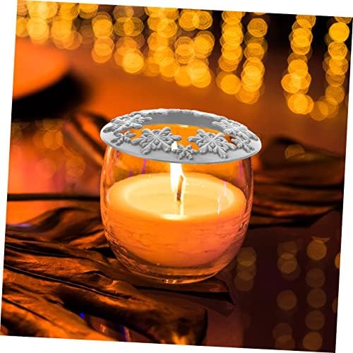 VILLFUL Smart Cover Candle with Snowflake Design
