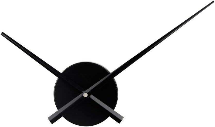 Timelike DIY Large 3D Wall Clock Hands Decor Black