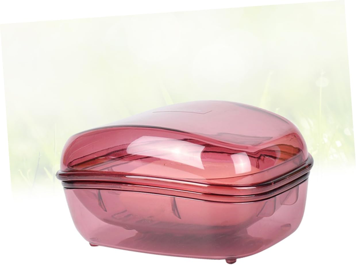Waterproof Soap Dish Lid Plastic Soap Box for Bathroom Home Use