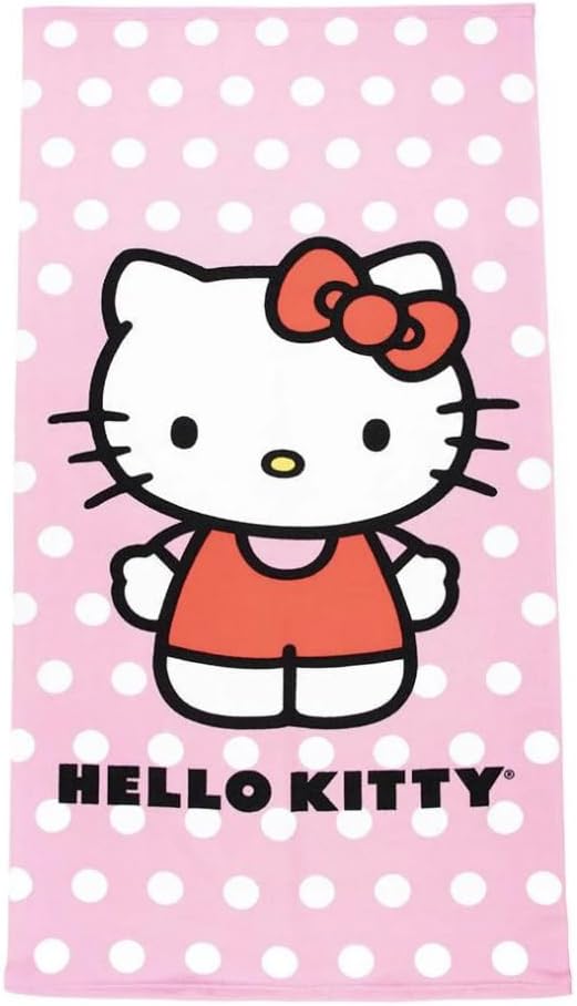 Jay Franco Hello Kitty Beach Towel Pink 27x54