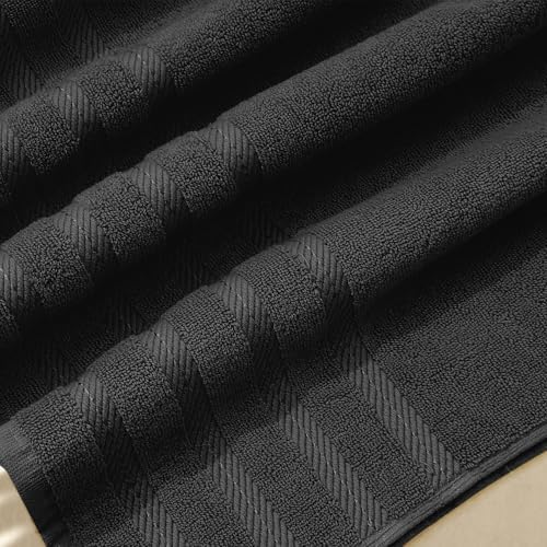Hearth Harbor 6 Piece Bath Towel Set - 100 Ring Spun Cotton