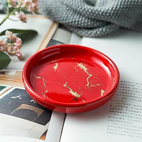 Ceramic Marble Pattern Bathroom Accessories Set