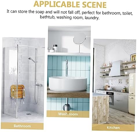 LIFKICH Bathroom Soap Dish Modern Self-Draining Holder 1