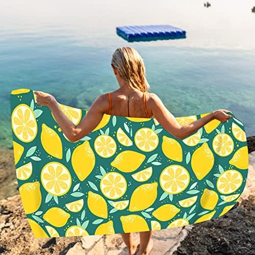 Lovskoo Microfiber Beach Towel for Adults 30x60 Inch Quick Dry Sandproof