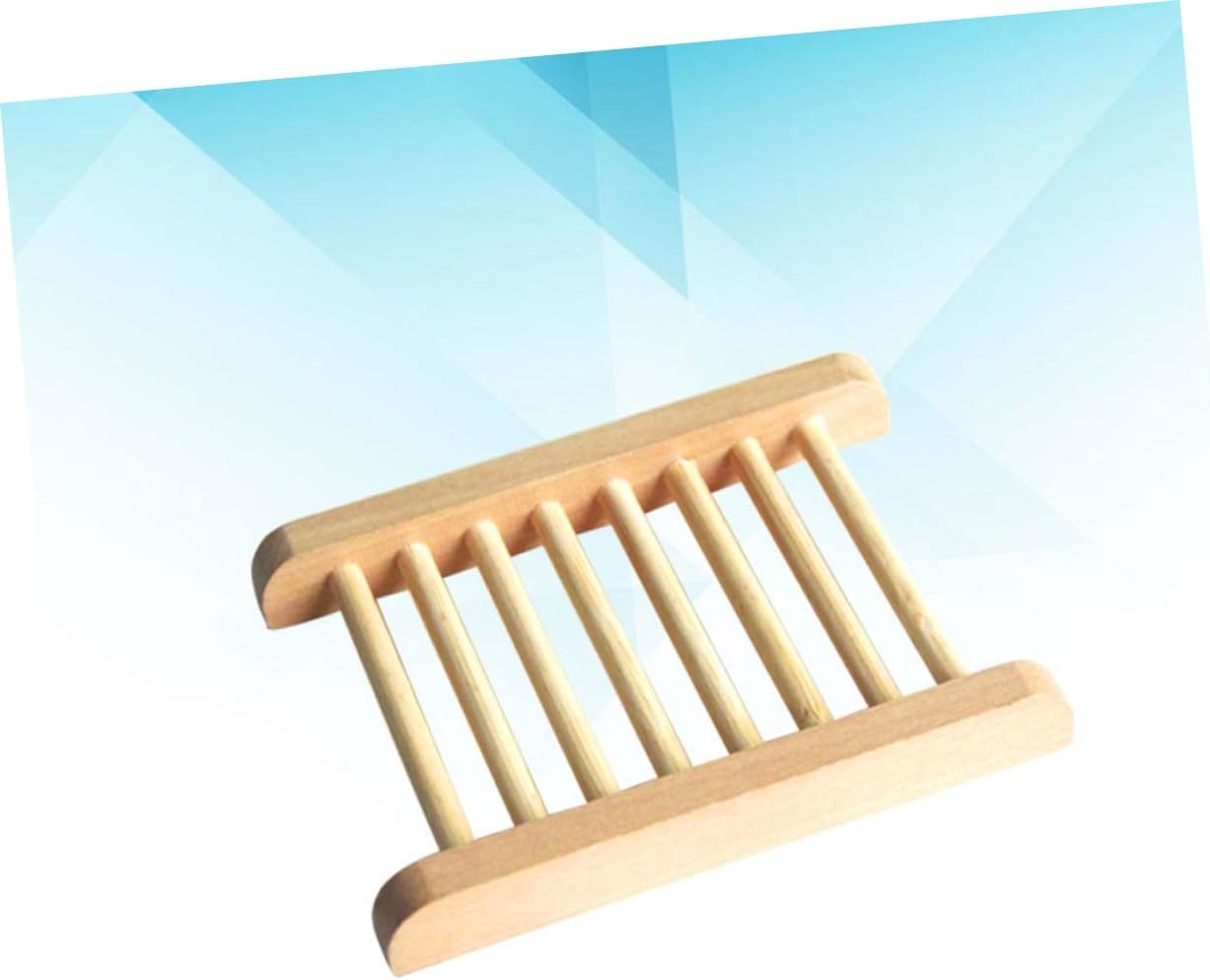 Zerodeko Natural Wood Soap Tray Holder for Bathroom Kitchen 1