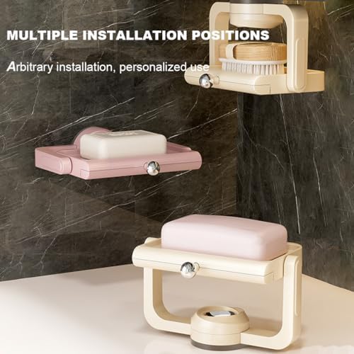 2025 Rotatable Suction Cup Soap Dish Wall Mount
