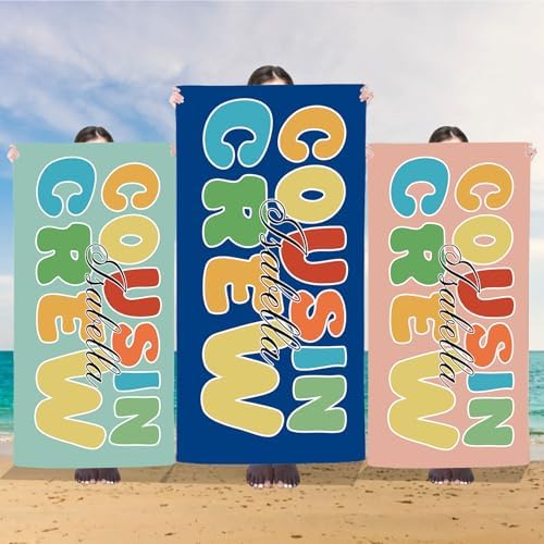Personalized Beach Towels for Kids with Names