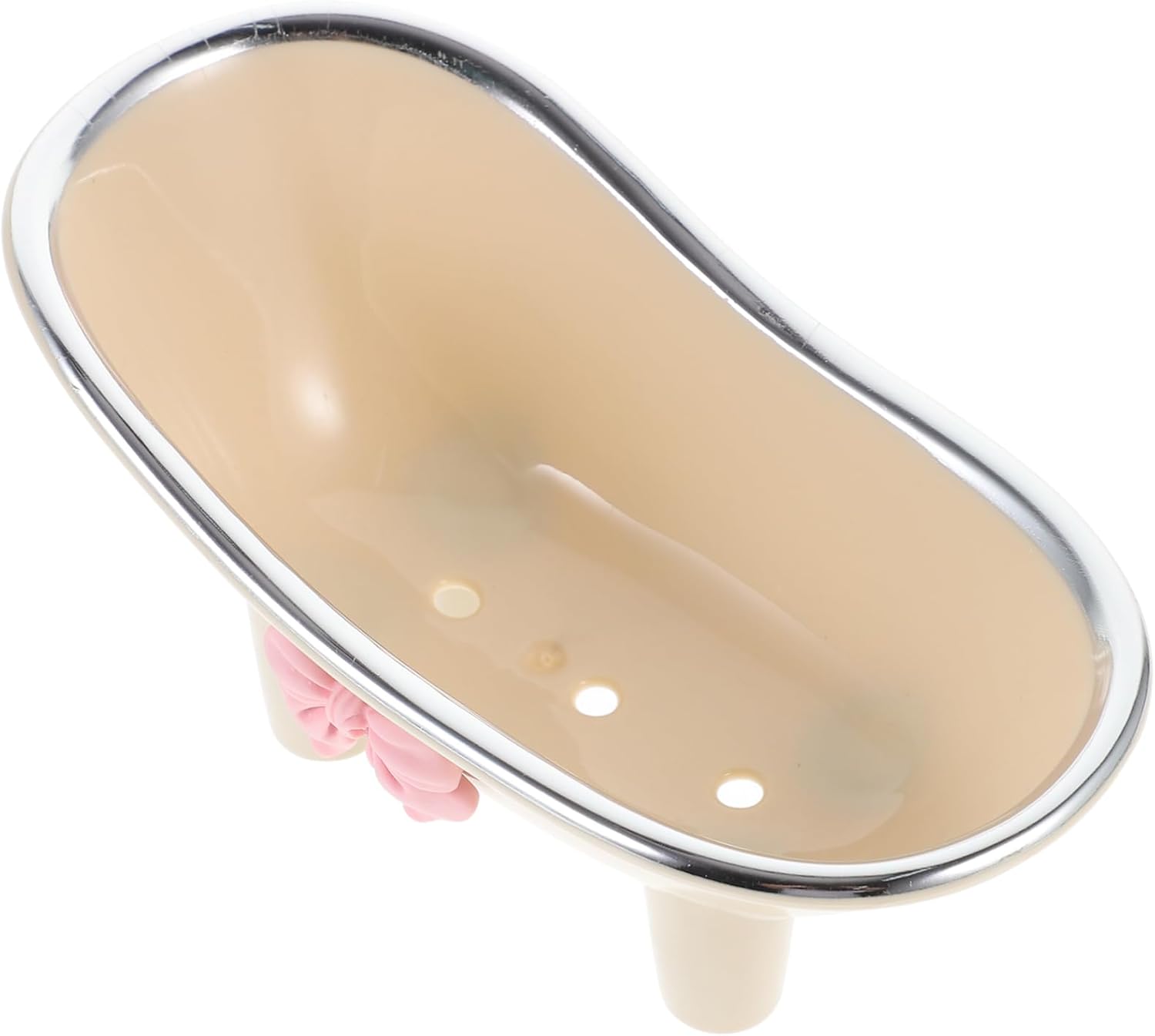 PRETYZOOM Bathtub Shaped Soap Dish Cute Design