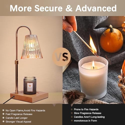 La Sorella Candle Warmer Lamp with Timer and Dimmer