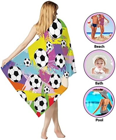 SUNUAN Oversized Sand Free Beach Towel 52x33 Inches