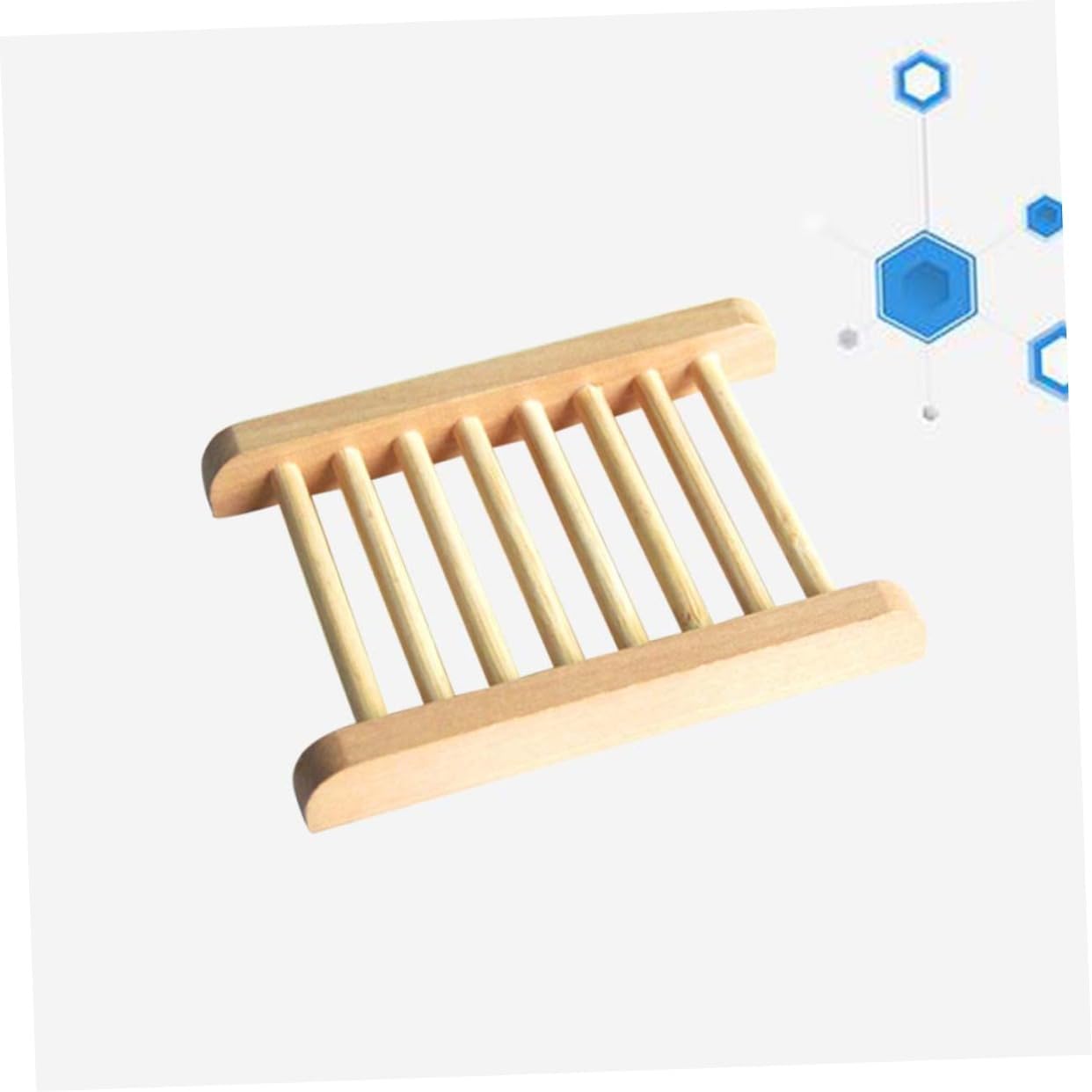 Zerodeko Natural Wood Soap Tray Holder for Bathroom Kitchen 1
