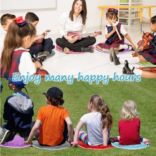 6 Pcs Kids Carpet Circle Seats Round Floor Cushions