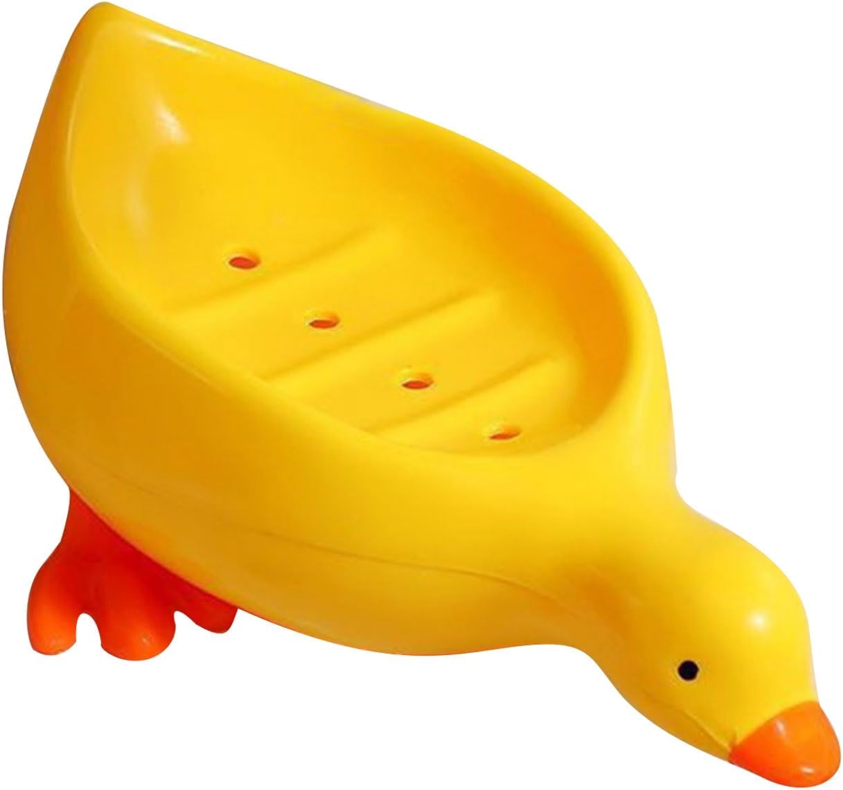 Cute Cartoon Duck Soap Dish with Open Design 1