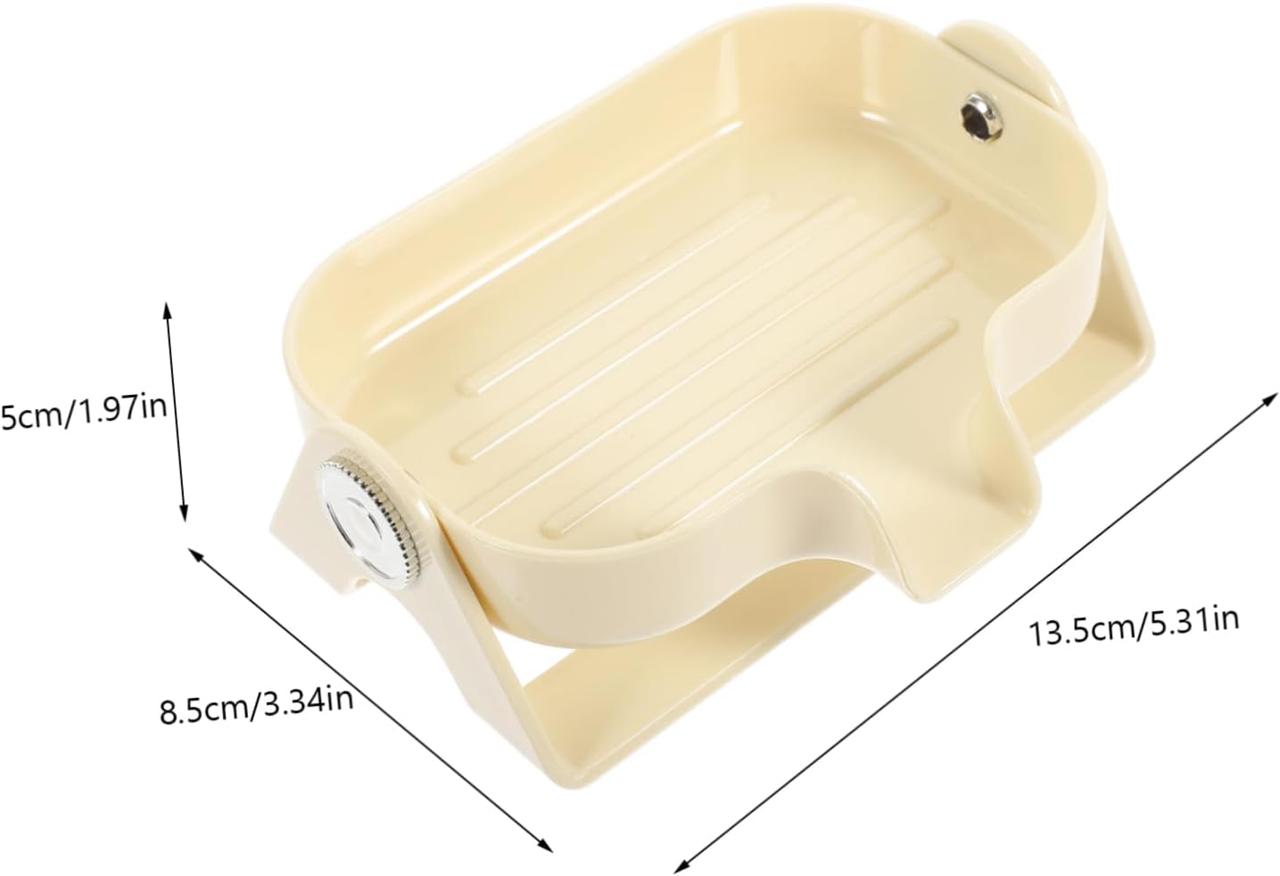 Self Draining Soap Dish Holder with Modern Style