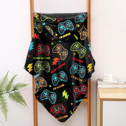 Subvise Video Game Hooded Towel - 35x60 Inch Soft Cotton Wrap Blanket