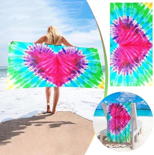 Microfiber Beach Towel - Lightweight Quick Drying Sand Free 1