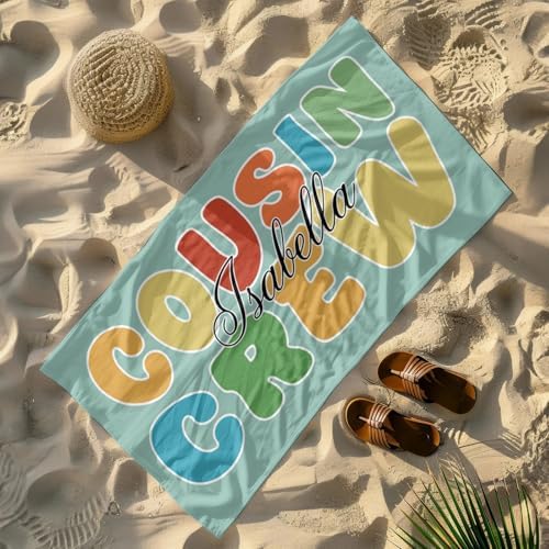 Personalized Beach Towels for Kids with Names