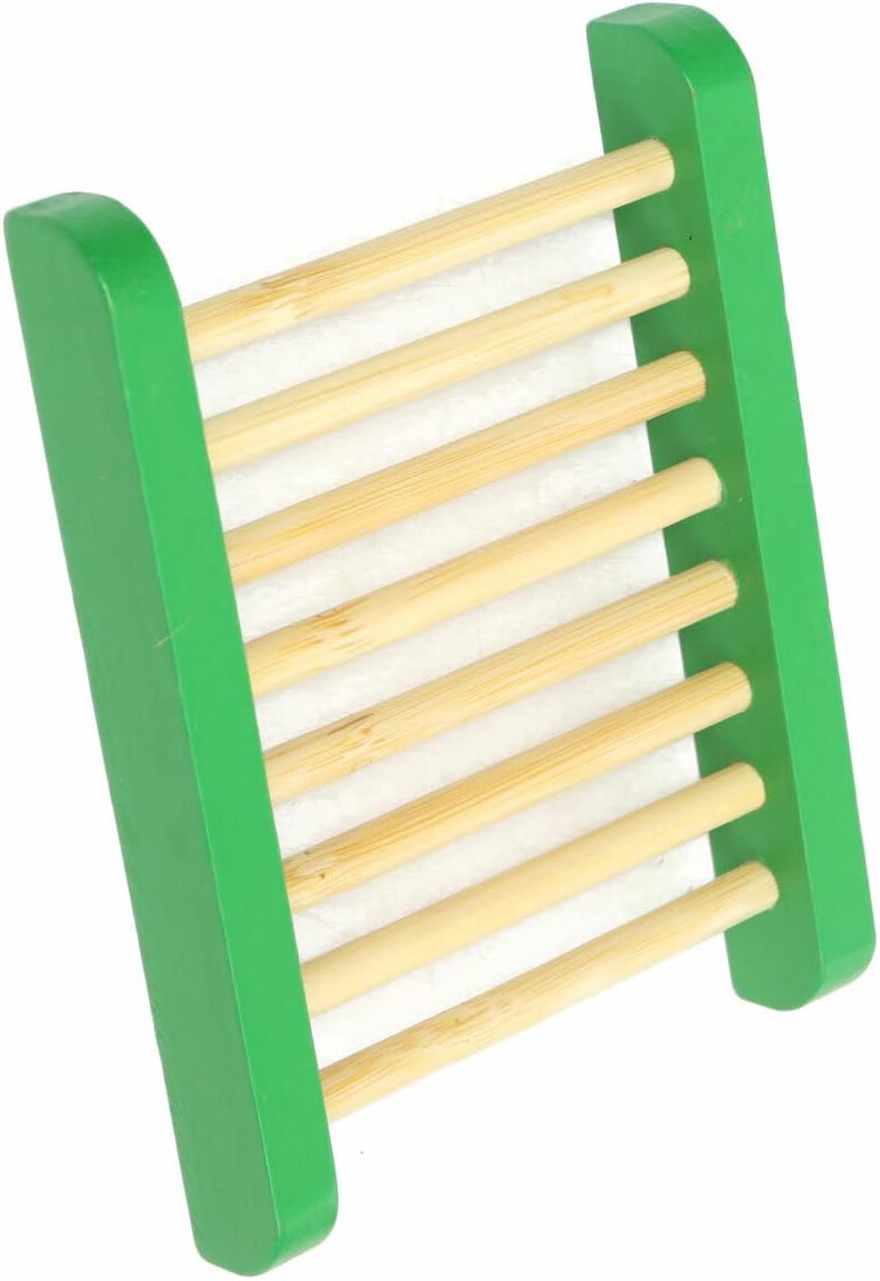 Portable Shower Soap Wood Dish Tray Holder