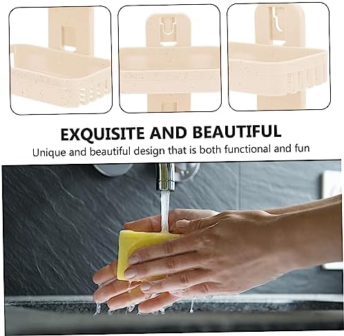 HAKIDZEL 2-Tier Wall-Mounted Soap Holder