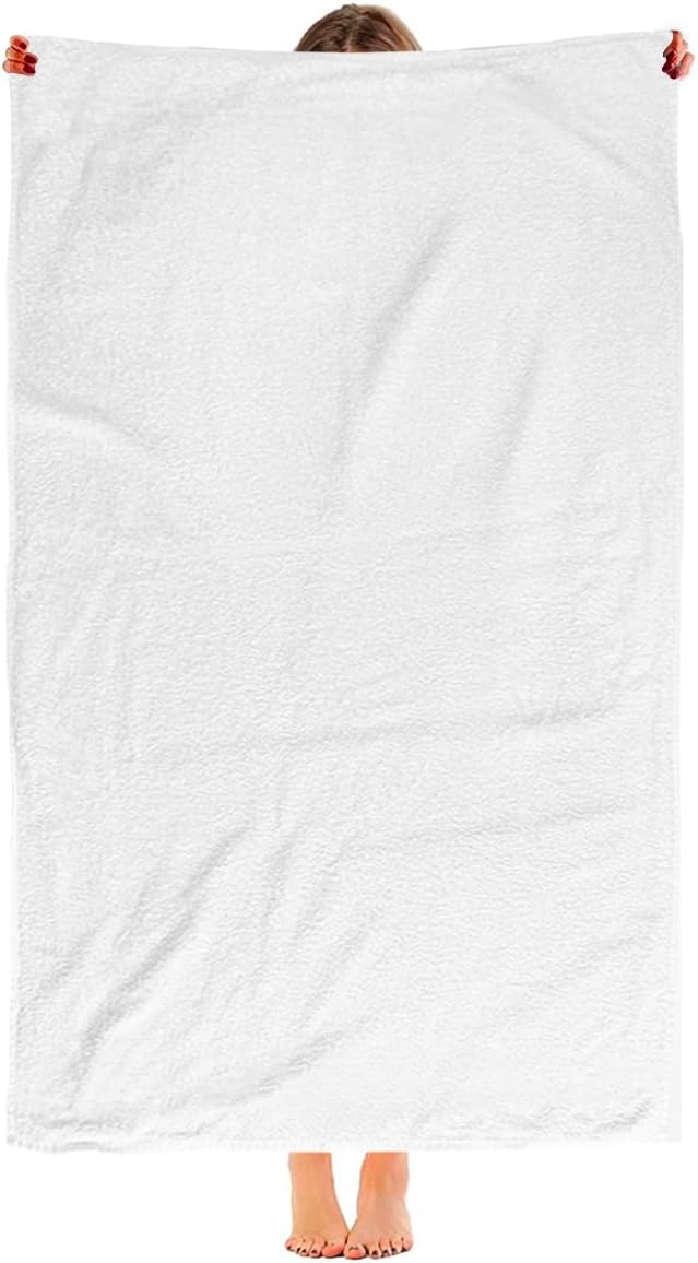 Custom Personalized Beach Towel with Photo and Text 1
