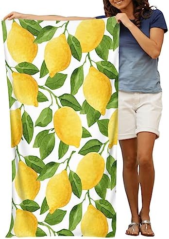 VOOHDDY Microfiber Beach Towel - Large Soft Absorbent Quick Dry