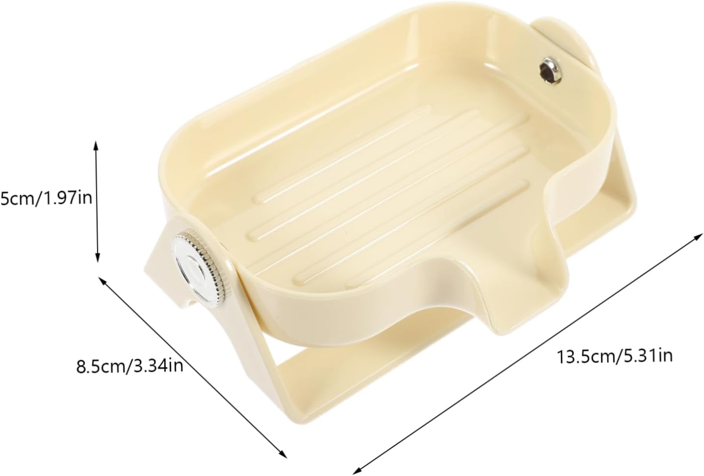 COSMEVIVI Self-Draining Soap Holder for Bathroom Kitchen