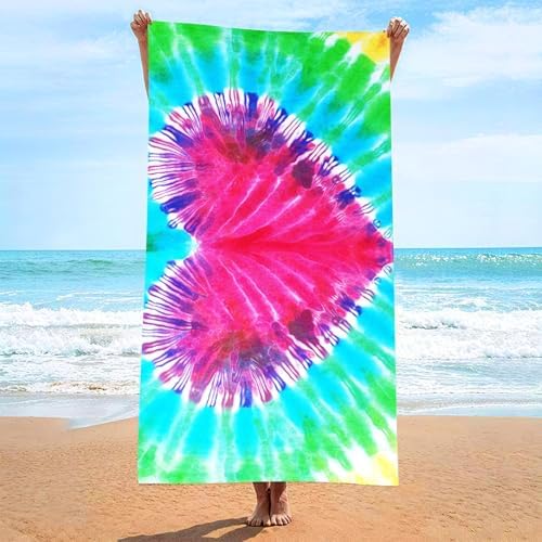 Microfiber Beach Towel - Lightweight Quick Drying Sand Free 1