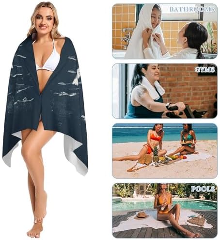 MaSiledy Lake House Beach Towel Fast Dry