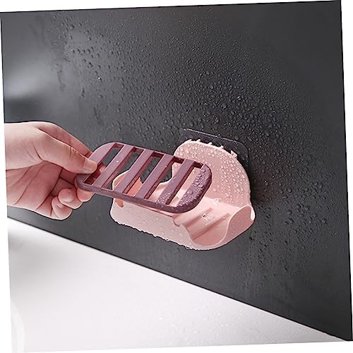 2pcs Double Layer Adhesive Soap Holder for Bathroom