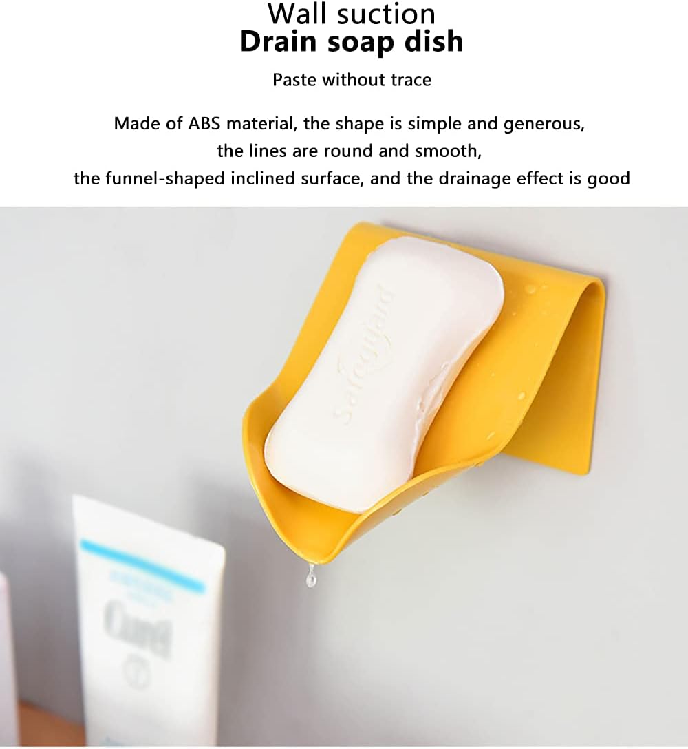 SHOUCAN 2-Pack Multi-Color Soap Dish Holders