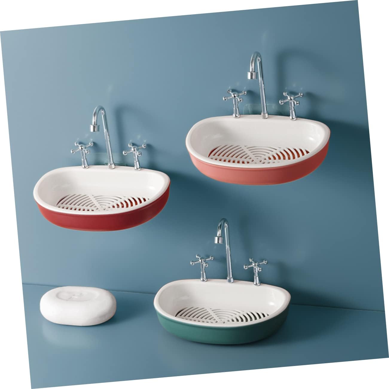 GLEAVI Suction Cup Soap Holder for Shower and Kitchen