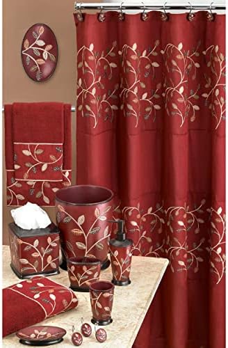 Popular Bath 780130 Aubury Soap Dish Burgundy 1