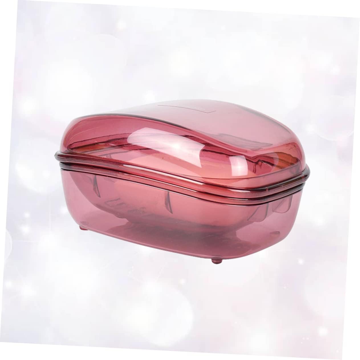 Waterproof Soap Dish Lid Plastic Soap Box for Bathroom Home Use