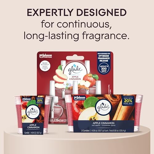 Glade Apple Cinnamon Jar Candle 2 Count