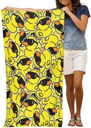 VOOHDDY Cool Duck Beach Towel - Soft Microfiber