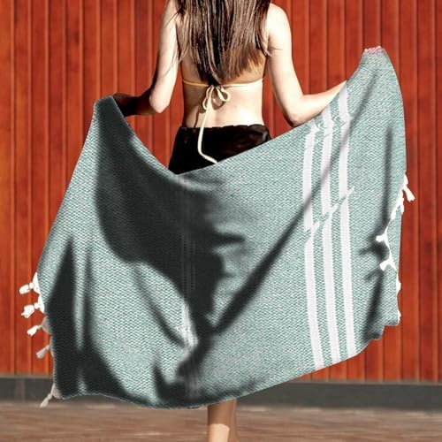KELINFONG Oversized 70x40 Inch Microfiber Beach Towel Set of 4