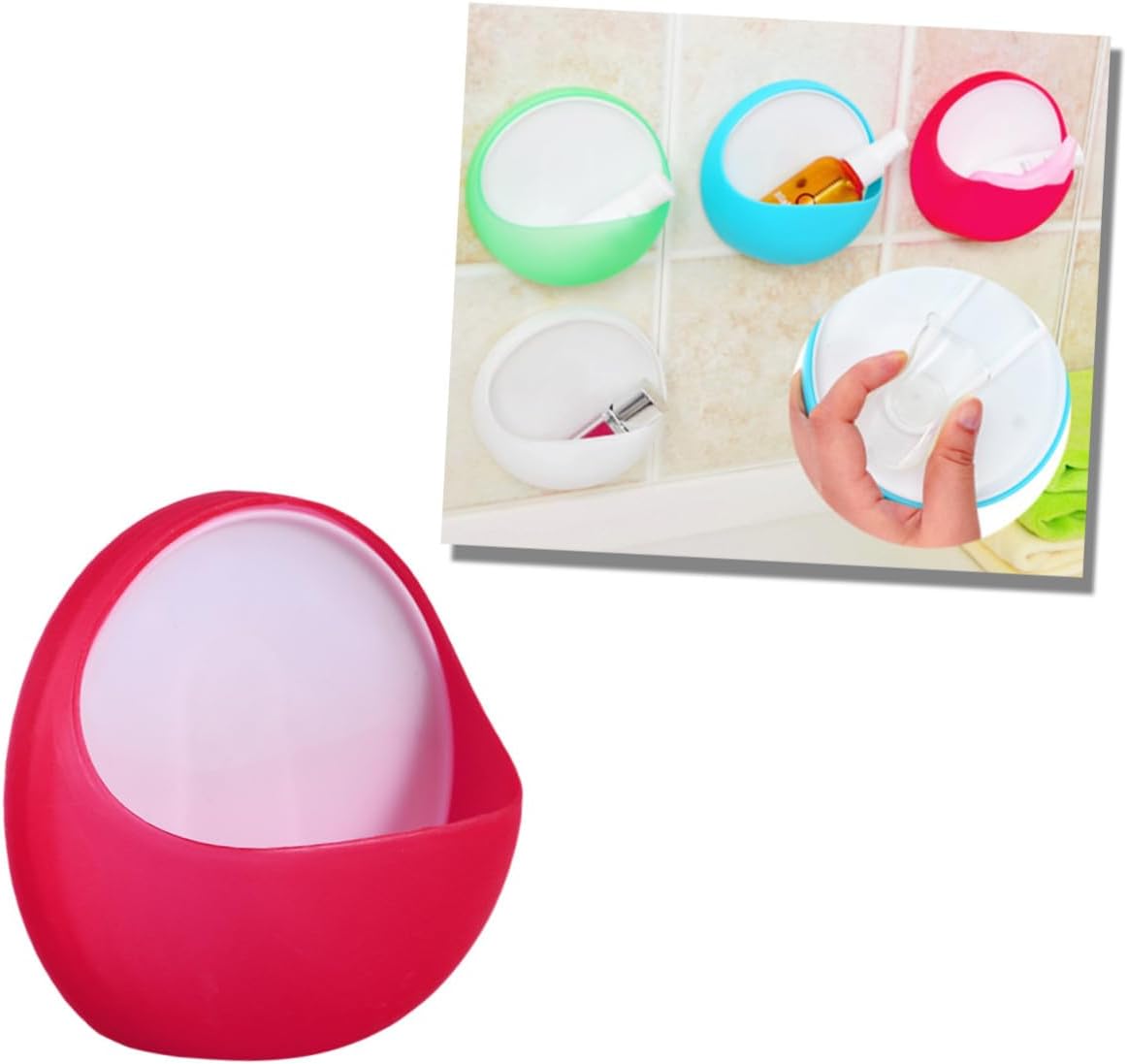 Multi-Functional Wall-Mounted Soap Holder with Suction Cup