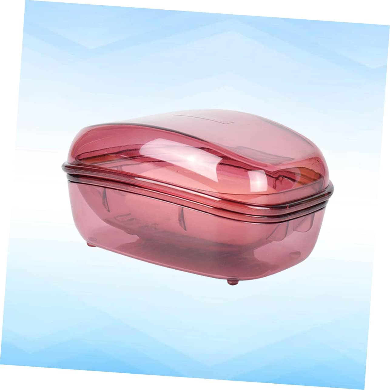 Waterproof Soap Dish Lid Plastic Soap Box for Bathroom Home Use
