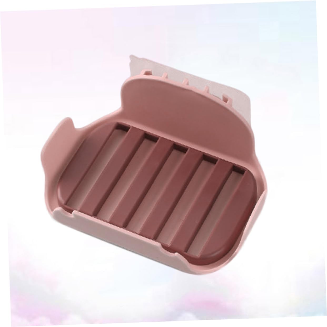 COSMEVIVI 2pcs Double Layer Adhesive Soap Holder
