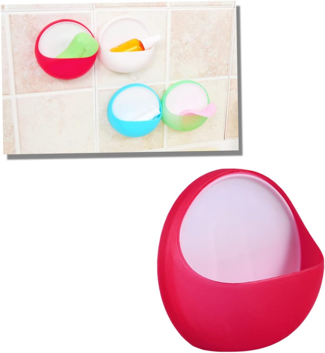 HOLIDYOYO Wall-Mounted Suction Soap Holder with Drainage Design