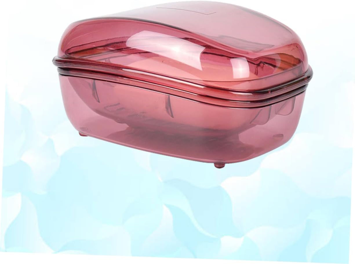 COOLHIYA Waterproof Soap Box with Lid Leakproof Holder for Travel Shower Use