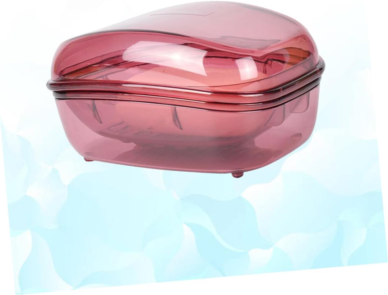Waterproof Soap Dish Lid Plastic Soap Box for Bathroom Home Use