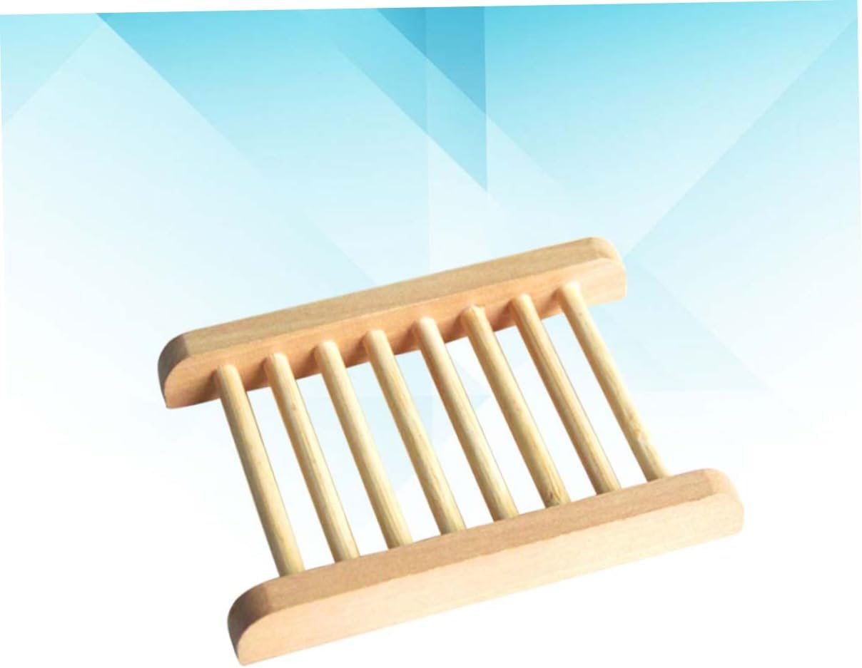 ABOOFAN Wood Soap Tray Holder Set of 2 1
